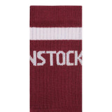 Birkenstock Cotton crew Stripe Zinfandel Eggshell Socks