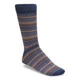 Birkenstock cotton pattern knit Navy socks