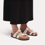 Birkenstock Mayari Flower Sandal – White – Women's