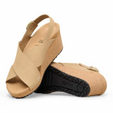 Birkenstock Samira Sandal – Nubuck Leather Sandcastle – Women’s