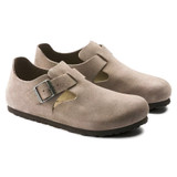 Birkenstock London Shoe – Taupe Suede Leather – Unisex