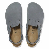 Birkenstock Tokio Clog - Basalt Gray Suede - Men's