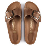 Birkenstock Madrid Big Buckle Sandal – Cognac Oiled Leather – Women’s