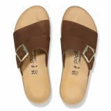 Birkenstock Almina Sandal – Dark Tea Nubuck – Women's