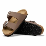 Birkenstock Arizona Big Buckle Sandal – Mocha Birkibuc – Unisex