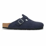 Birkenstock Boston Suede Leather Clog – New Navy – Unisex