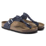 Birkenstock Gizeh Braided – Women’s Sandal – Navy Oiled Leather