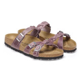 Birkenstock Women's Franca Braided Lavender Oiled Leather Sandal Birkenstock Women's Franca Braided Lavender Oiled Leather Sandal