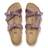 Birkenstock Women's Franca Braided Lavender Oiled Leather Sandal Birkenstock Women's Franca Braided Lavender Oiled Leather Sandal