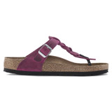 Birkenstock Gizeh Braided Sandal – Festival Fuchsia Oiled Leather – Women’s
