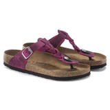 Birkenstock Gizeh Braided Sandal – Festival Fuchsia Oiled Leather – Women’s
