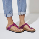 Birkenstock Gizeh Braided Sandal – Festival Fuchsia Oiled Leather – Women’s