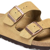 Birkenstock Arizona Sandal – Latte Cream Suede Leather – Unisex