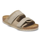 Birkenstock Uji Sandal – Taupe Nubuck-Suede Leather – Unisex