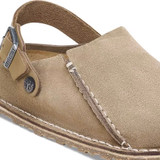 Birkenstock Lutry Premium Clog – Gray Taupe Suede Leather – Unisex