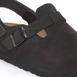 Birkenstock Tokio II Black Suede Leather Clogs | Unisex