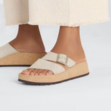 Birkenstock Almina Sandal – Sandcastle Nubuck Leather – Women’s