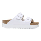 Birkenstock Arizona Sandal – Platform Birko-Flor White – Women’s