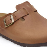 Birkenstock Boston Clog – Cognac Oiled Leather – Women’s