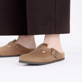 Birkenstock Women's Boston Cognac Oiled Leather Clog