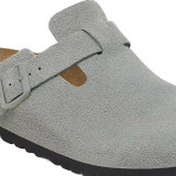 Birkenstock Boston Clog – Soft Footbed Pure Sage Suede – Women’s