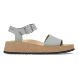 Birkenstock Women's Glenda Pure Sage Nubuck Leather Sandal