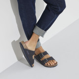 Birkenstock Arizona Sandal – Vegan Desert Indigo Blue – Men’s
