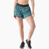 Smartwool Women's Lined Short 4" - Honey Dew Mica Stone