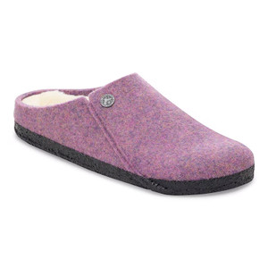 Birkenstock Women's Zermatt Wool Shearling Mauve Clog Birkenstock Women's Zermatt Wool Shearling Mauve Clog