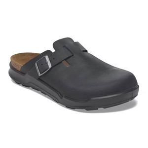 Birkenstock Men's Boston Rugged Black Oiled leather Clog
