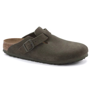 Birkenstock Men's Boston Thyme Suede Leather Clog