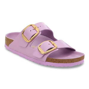 Birkenstock Women's Arizona Big Buckle High Shine Crocus Leather Sandal