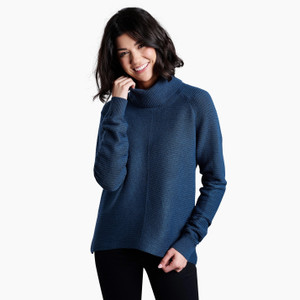 Kuhl Women's Solace Sweater - Metal Blue Kuhl Women's Solace Sweater - Metal Blue