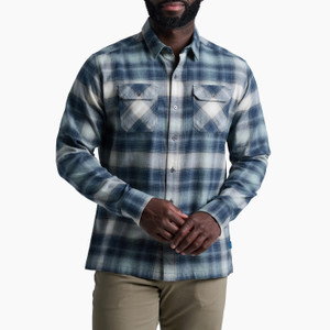 Kuhl Men's Dillingr Flannel Long Sleeve Shirt - Fog Harbor