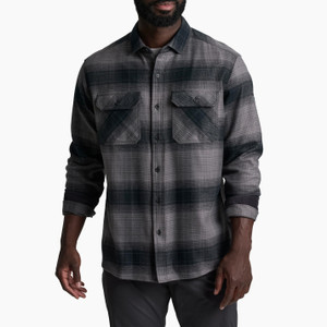 Kuhl Men's Rydr Flannel Long Sleeve Shirt - Pirate Black