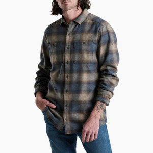 Kuhl Men's Law Flannel Long Sleeve Shirt - Midnight Timber