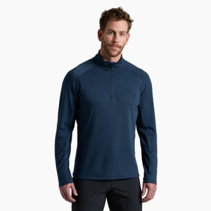 Kuhl Men's Influx 1/4 Zip Fleece - Blue Ink