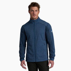 Kuhl Men's Reactiv Grid Full Zip Hoodie - Midnight
