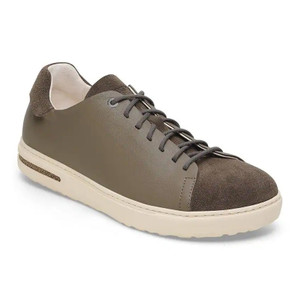 Birkenstock Men's Bend Low Decon Grey Leather Sneaker