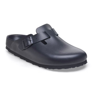 Birkenstock Women's Boston Exquisite Black Leather Clog