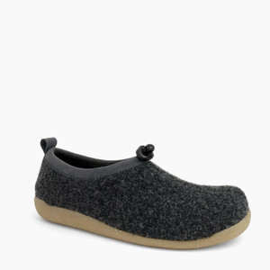 Sanita Women's Stromo Wool Slipper - Charcoal