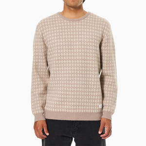 Katin Men's Check Sweater - Vintage Khaki