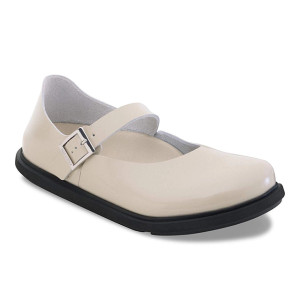 Birkenstock Women's Mantova Cup Sole High-Shine Oyster Shoe