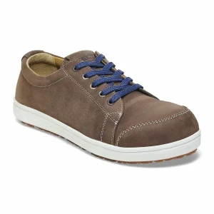 Birkenstock QS 500 Steel Toe Shoe  – Brown Oiled Nubuck Leather   – Men's
