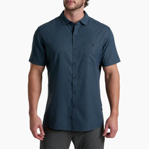 Kuhl Men's Persuadr Short Sleeve Shirt - Midnight Tide
