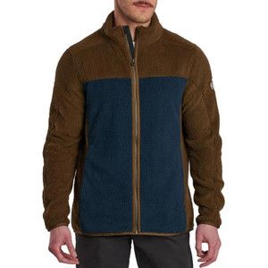 Kuhl Men's Infiltrator Fleece Jacket - Dark Khaki/Blue Spruce