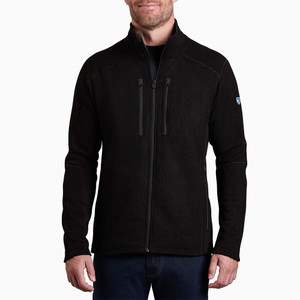 Kuhl Men's Interceptr Full Zip Fleece - Black Kuhl Men's Interceptr Full Zip Fleece - Black