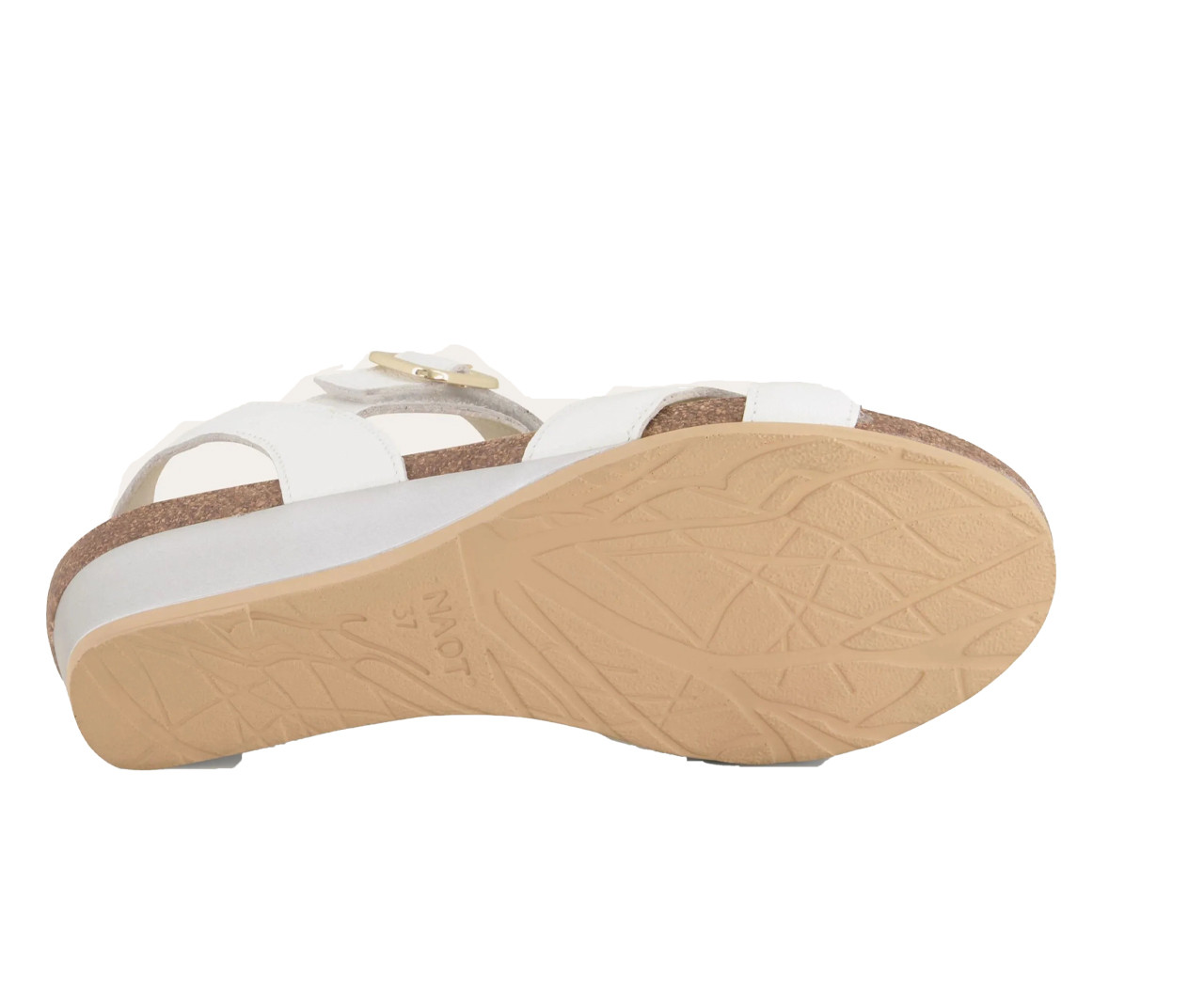Naot Women's Throne Sandal - Soft White leather