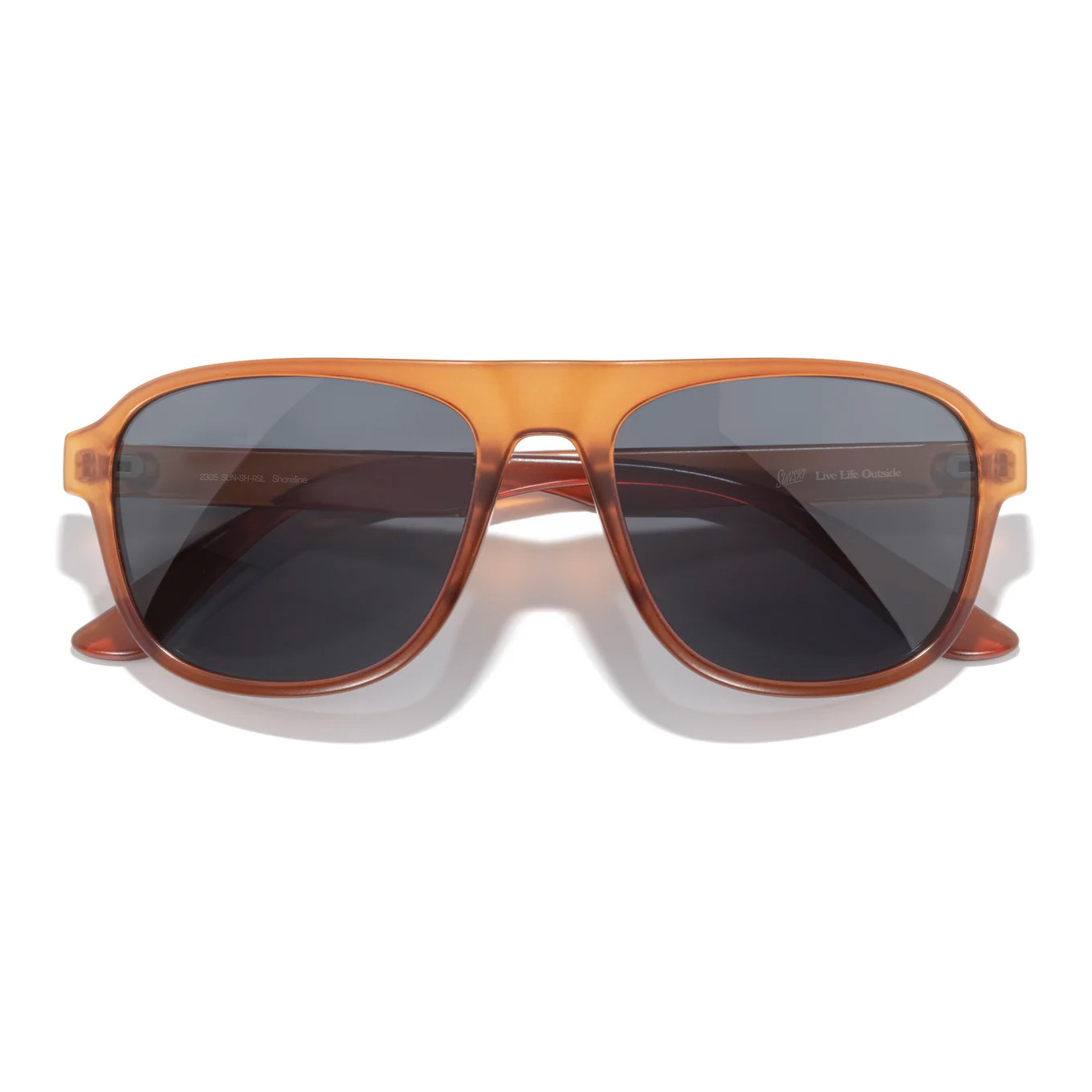 Sunski Shoreline Sunglasses - Rust Slate