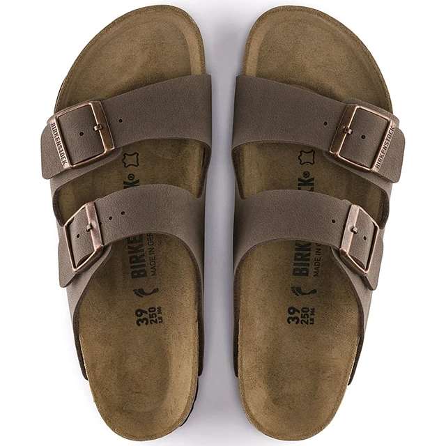 Birkenstock Arizona Sandal – Birkibuc Mocha – Unisex